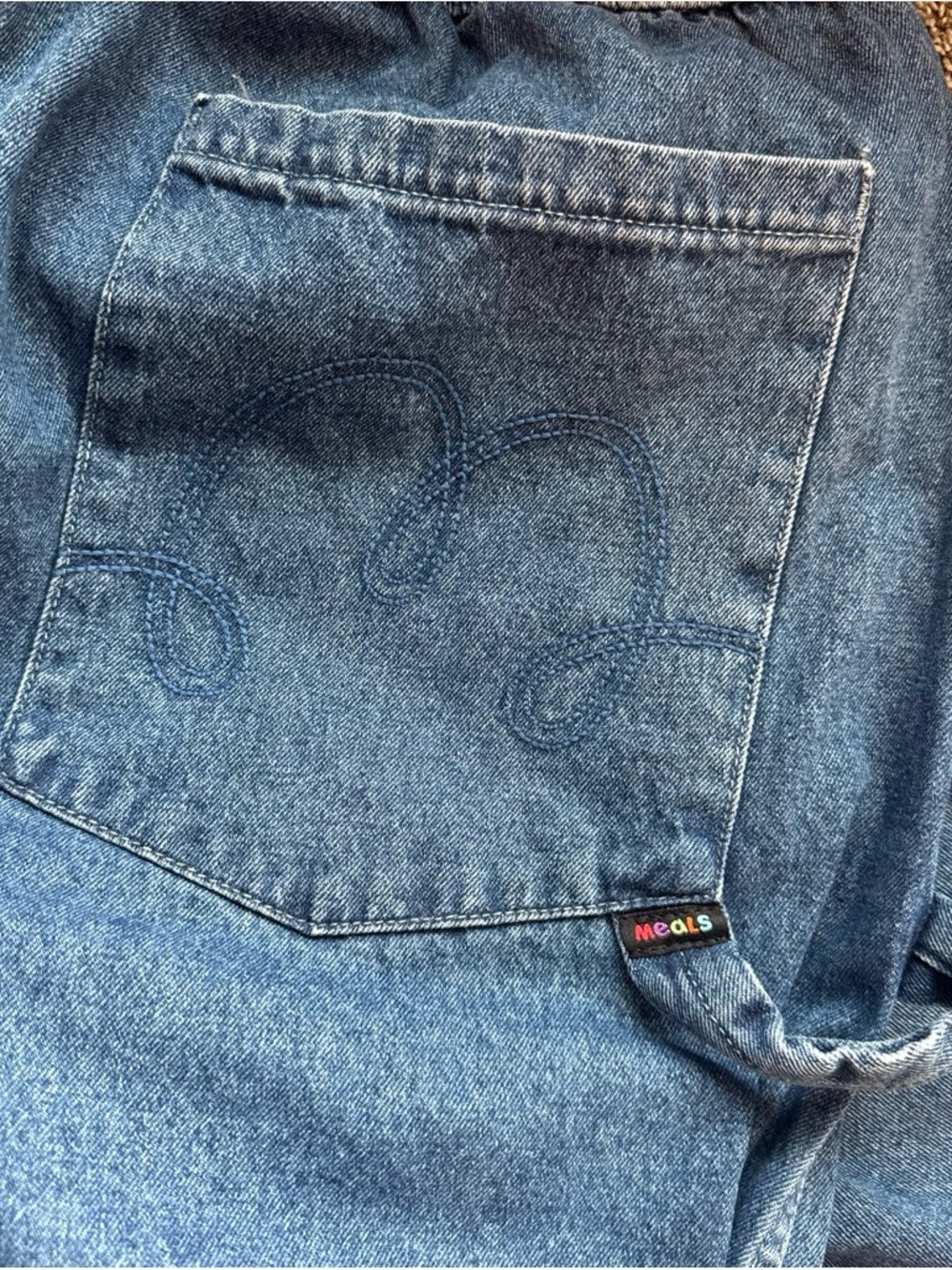 Meals Clothing Chef Pants Ranch Denim Large View 5